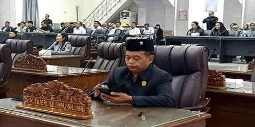 Ketua Komisi I DPRD Barito Utara, H. Tajeri,
