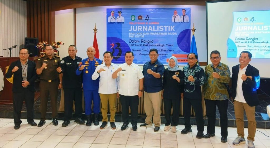1408.Dukung Keterbukaan Informasi, Pemkab Kotim dan PWI Gelar Pelatihan