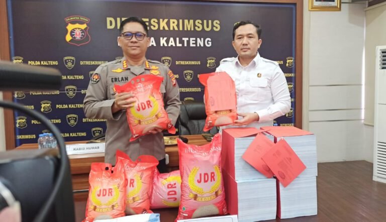 1709.Polisi Tangkap Terduga Penjual Beras Beras