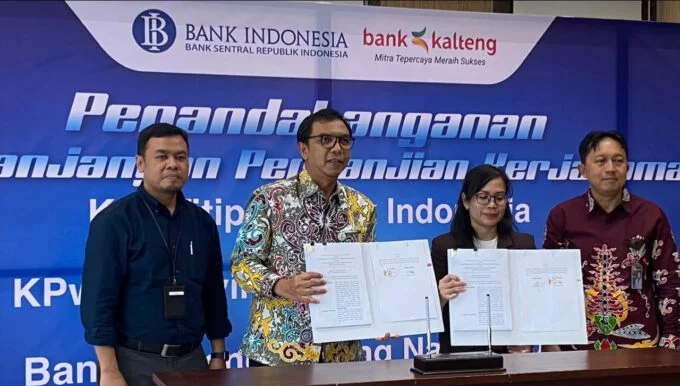 2909.BI dan Bank Kalteng Perpanjang Kerja Sama Kas Titipan