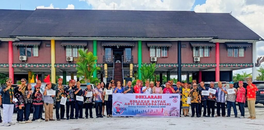 1810.Gerakan Dayak Anti Narkoba Resmi Dideklarasikan, Bandar Terancam Sanksi Adat