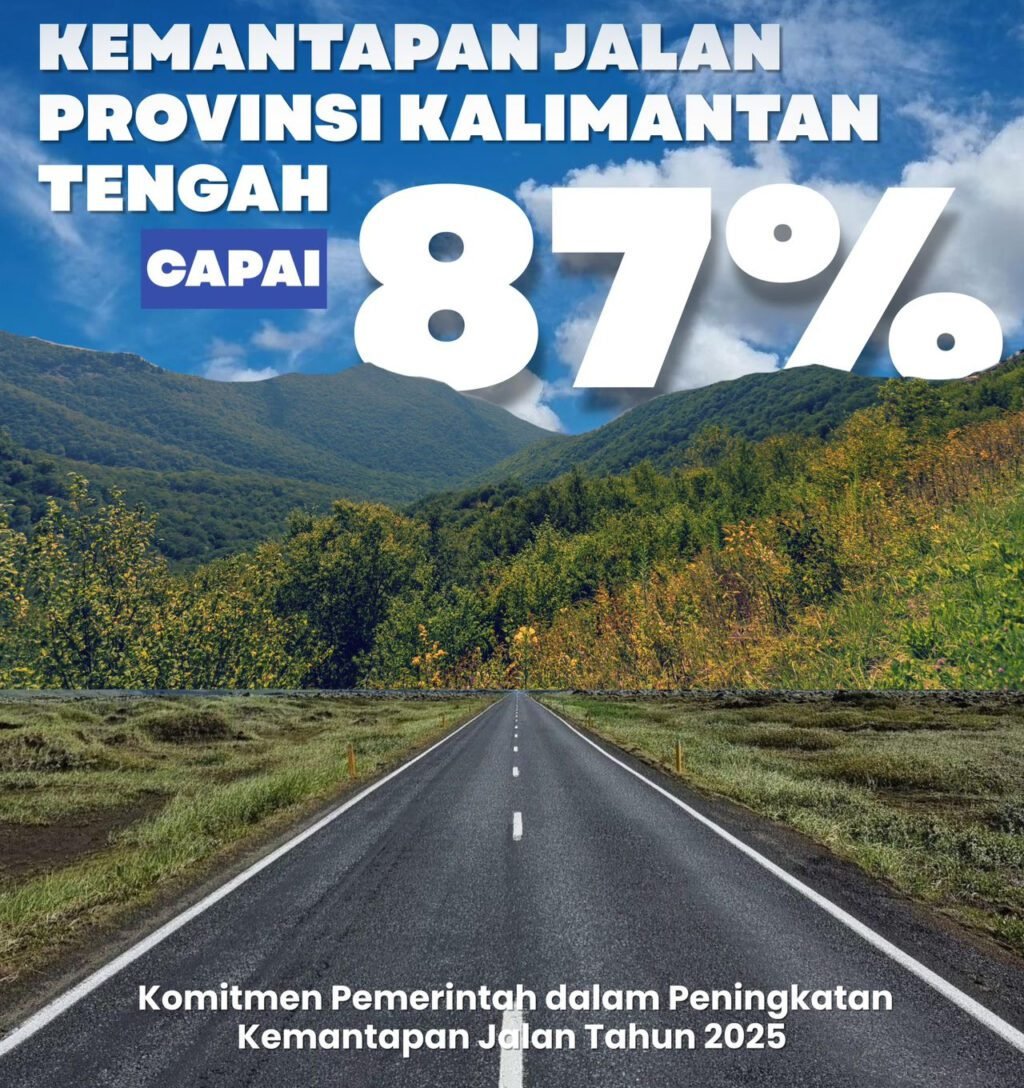 2410.87% Jalan di Kalteng Sudah Mantap