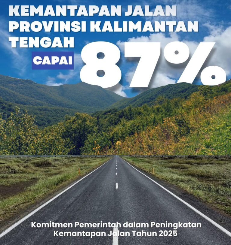 2410.87% Jalan di Kalteng Sudah Mantap