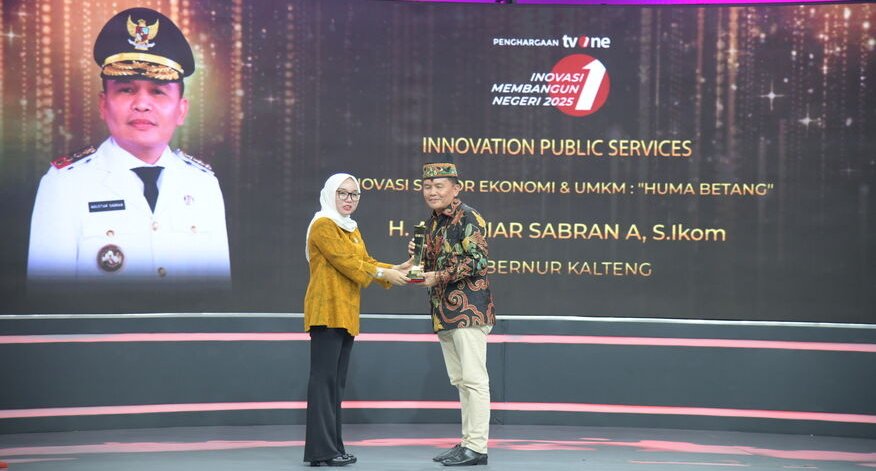0711.Gubernur Kalteng Terima Penghargaan Inovasi Nasional dari TVOne