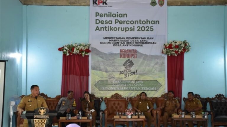 1111.Bungai Jaya Ditunjuk Jadi Desa Percontohan Antikorupsi Kapuas