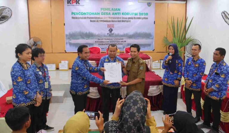 1711.Desa Sungai Undang Raih Nilai “Memuaskan” dalam Penilaian Desa Antikorupsi 2025