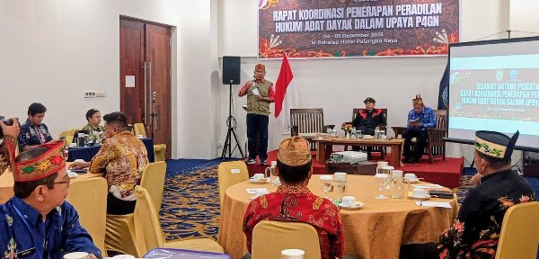 Damang se-Kalteng dan GDAN Sepakat Terapkan Sanksi Adat Tekan Bandar Narkoba