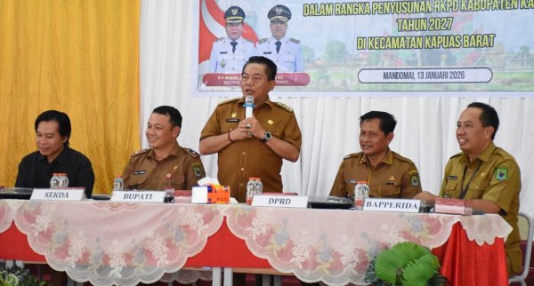 1401.Bupati Kapuas Minta Perencanaan Matang di Musrenbang Kecamatan