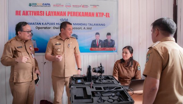 2701.Layanan Perekaman KTP-el di Kapuas Hulu Diaktifkan Kembali