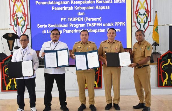 0902.Pemkab Kapuas Lindungi PPPK Lewat Kerja Sama dengan Taspen