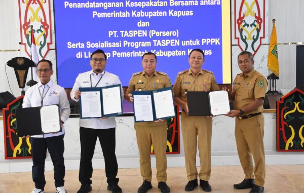 0902.Pemkab Kapuas Lindungi PPPK Lewat Kerja Sama dengan Taspen