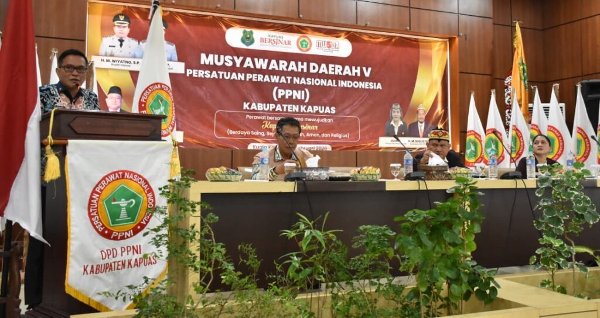 1302.Musda V PPNI Kapuas Dorong Perawat Tingkatkan Kompetensi