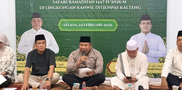 2402.Lapas Palangka Raya Sambut Safari Safari Ramadan Kakanwil Ditjenpas
