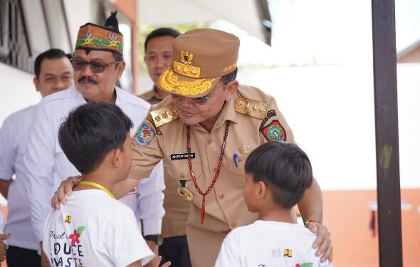 0903.Agustiar Sabran Hibahkan Lahan Pribadi untuk Sekolah Garuda di Kobar