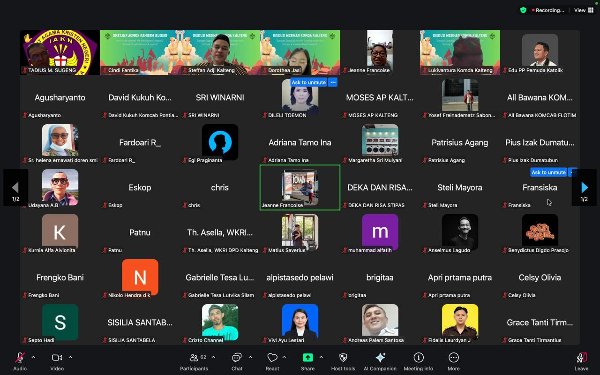 1203.Pemuda Katolik Kalteng Serukan Perdamaian Konflik Global