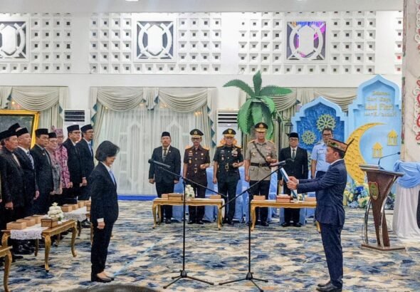 Pelantikan Sekda Kalteng