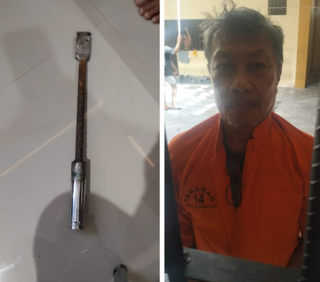 Pria Berinisial YS Ditahan Polresta Palangka Raya atas Kasus Penganiayaan