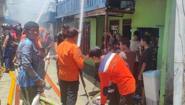 0504.Kebakaran Landa Kapuas dan Kotim, Rumah Warga Hangus dan Puluhan Jiwa Terdampak