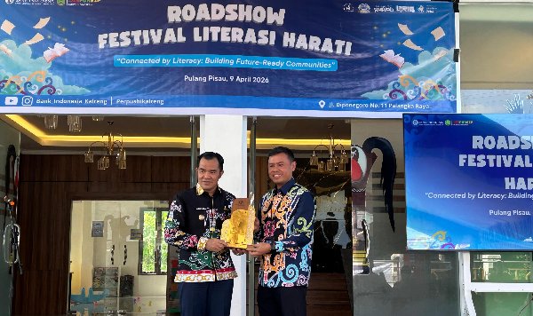 1004.BI Kalteng Mulai Roadshow Festival Literasi Harati 2026 dari Pulang Pisau