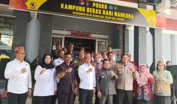 2606.Kampung Bebas Narkoba Kapuas Masuk Tiga Besar Nasional