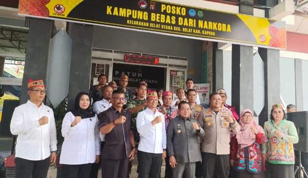 2606.Kampung Bebas Narkoba Kapuas Masuk Tiga Besar Nasional