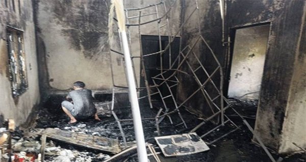 2806.Rumah di Desa Timpah Ludes Terbakar