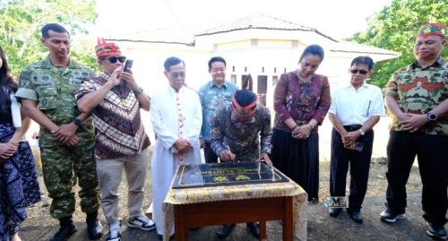 0407.Resmikan Biara Elioteria, Bupati Heriyus Tekankan Pentingnya Toleransi