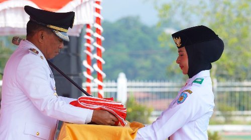 1708.Upacara HUT ke-81 RI di Murung Raya Berlangsung Khidmat