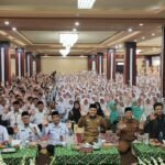 Suasana hangat dan penuh antusias mewarnai Maulid Nabi dan Training OMA yang diikuti sekitar 1.500 siswa madrasah se-Kota Palangka Raya, Senin (24/8/2026).