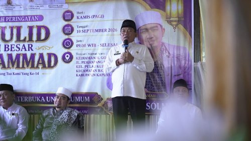 1009.Wiyatno Ajak Warga Kapuas Berdoa Minta Hujan