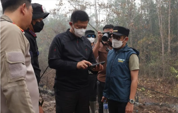 0910.Polda Kalteng Perkuat Sekat Bakar untuk Cegah Karhutla Meluas