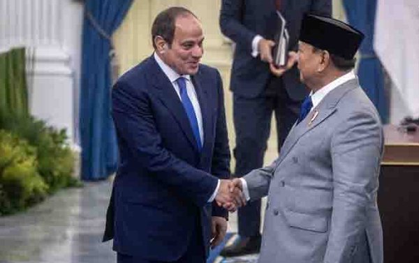 1210.Prabowo dan el-Sisi Dukung Rekonstruksi Gaza